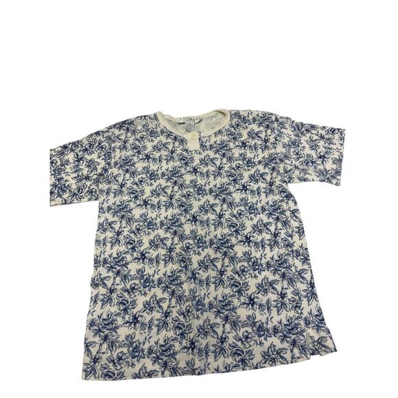 Long sleeved top by Studio Blue and White Floral - Picture 1 of 3